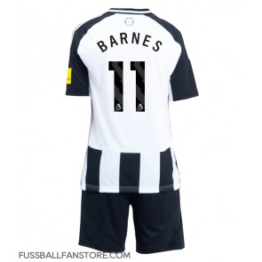 Newcastle United Harvey Barnes #11 Replik Heimtrikot Kinder 2024-25 Kurzarm (+ Kurze Hosen)